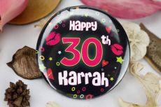 Personalised 30th Party Badge