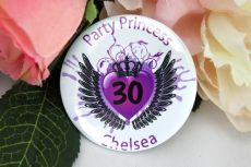 Party Princess Personalised 30th Badge