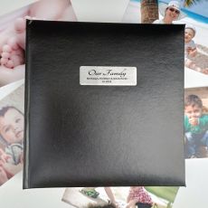 Personalised Family Photo Album -Black 200