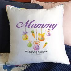 Mum Easter Cushion Cover - Hanging Eggs