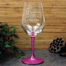 Bride Engraved Personalised Wine Glass 450ml