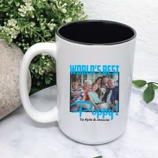 Worlds Best Pop Photo Coffee Mug with Message