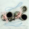 First Tooth & Curl Pewter Baby Boot Gift Set