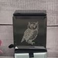 Personalised 1st Birthday Mini Trinket Box - Owl