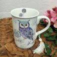 Teacher Mug with Personalised Gift Box - Violet Owl