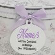 Teapot in Personalised Coach Gift Box - Lavender