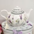 Teapot in Personalised Birthday Gift Box - Lavender