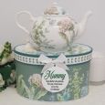 Teapot in Personalised Mum Gift Box - Hydrangea
