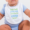 Twinkle Twinkle Baby Boy Bib- Blue