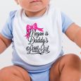 Daddy's Little Girl Baby Bib - Personalised