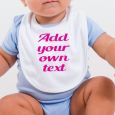 Personalised Baby Bib - Add Any Text
