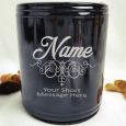 Personalised Black Can Cooler - Female Gift