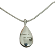 Always in my Heart Tear Drop Cremation Urn Necklace