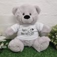 1st Mothers Day Teddy Bear 30cm Plush Grey