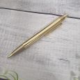 Coach Gold Click Pen Personalised Box