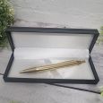 Gold Click Pen Personalised 40th Birthday Box