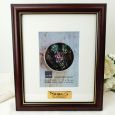 Poppy Classic Wood Photo Frame 5x7 Personalised Message