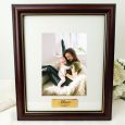 Mum Classic Wood Photo Frame 5x7 Personalised Message