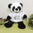 Baptism Personalised Panda Toy Chubbs
