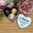 I Love You Valentines Day Bear with Heart Tin