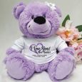Love Your Naughty Bits Valentines Day Bear - Lavender