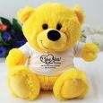Love Your Naughty Bits Valentines Day Bear - Yellow