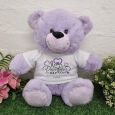 Happy Valentines Day Bear Lavender Plush 30cm