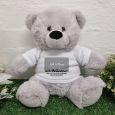 Personalised Photo Bear Grey 30cm