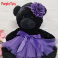 Birthday Ballerina Teddy Bear 40cm Plush Black