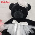 1st Birthday Ballerina Teddy Bear 40cm Plush Black