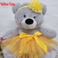 Baby Ballerina Teddy Bear 40cm Plush Grey