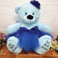 Baby Princess Teddy Bear 40cm Light Blue