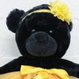 Ballerina Baby Teddy Bear 40cm Black