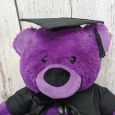 Graduation Bear with Cape Purple 40cm 