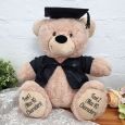 Personalised Graduation Bear with Cape Beige 40cm 