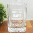 Birthday Engraved Personalised Whisky Decanter 700ml