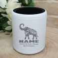 Personalised Engraved White Can Cooler (F)