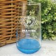 18th Birthday Engraved Personalised Glass Tumbler (F)