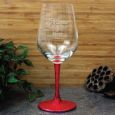 Groom Engraved  Personalised Wine Glass