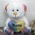 Valentines Day Rainbow Bear With Love Heart