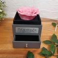 Eternal Pink Rose Bridesmaid Jewellery Gift Box