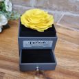 18th Birthday Yellow Eternal Rose Jewellery Gift Box