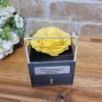 Bridesmaid Yellow Eternal Rose Jewellery Gift Box