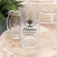 Personalised Coach Glass Beer Stein