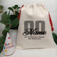 40th Birthday Party Sack Gift Bag 35cm