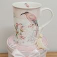 Mum Mug with Personalised Gift Box - Magnolia Bird