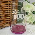16th Birthday Engraved Personalised Glass Tumbler (M)