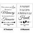 Memorial White Gallery Collage Frame Typography Print