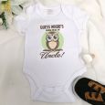 Guess Whoo's Going to Be Baby Announcement Bodysuit