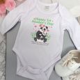Personalised Mothers Day  Bodysuit - Panda
